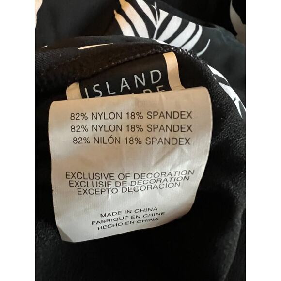 Island Escape Hawaii Gardens Printed Underwire One Piece Swimsuit Swim Dress - Picture 8 of 9